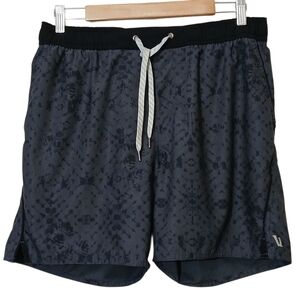 Vuori Men’s Shorts Large Black/Gray Performance Lightweight The Rise The Shine